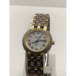 Alfex Swiss Made Womens Quartz Watch New Battery!